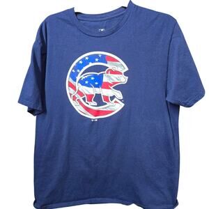 Anthony Rizzo Chicago Cubs Fanatics Stars Stripes Double Side Print Shirt Large